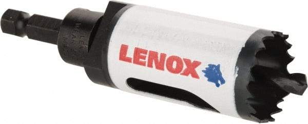 Lenox - 1-1/8" Diam, 1-9/16" Cutting Depth, Hole Saw - Bi-Metal Saw, Toothed Edge - Eagle Tool & Supply