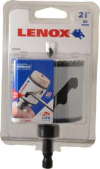 Lenox - 2-3/8" Diam, 1-9/16" Cutting Depth, Hole Saw - Bi-Metal Saw, Toothed Edge - Eagle Tool & Supply