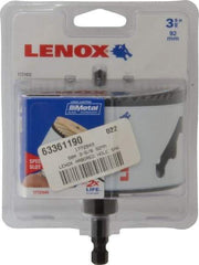 Lenox - 3-5/8" Diam, 1-9/16" Cutting Depth, Hole Saw - Bi-Metal Saw, Toothed Edge - Eagle Tool & Supply