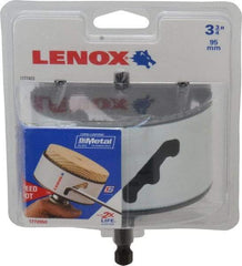 Lenox - 3-3/4" Diam, 1-9/16" Cutting Depth, Hole Saw - Bi-Metal Saw, Toothed Edge - Eagle Tool & Supply