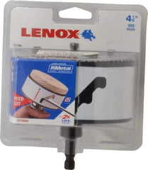 Lenox - 4-1/8" Diam, 1-9/16" Cutting Depth, Hole Saw - Bi-Metal Saw, Toothed Edge - Eagle Tool & Supply