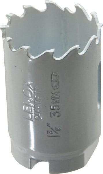 Lenox - 1-3/8" Diam, 1-1/2" Cutting Depth, Hole Saw - Carbide-Tipped Saw, Toothed Edge - Eagle Tool & Supply