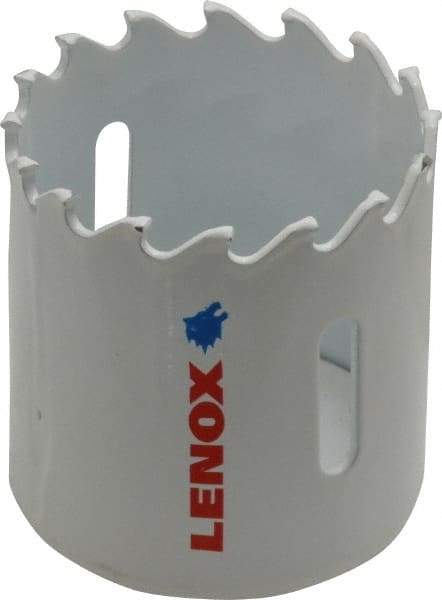 Lenox - 1-3/4" Diam, 1-1/2" Cutting Depth, Hole Saw - Carbide-Tipped Saw, Toothed Edge - Eagle Tool & Supply