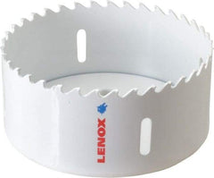 Lenox - 4" Diam, 1-1/2" Cutting Depth, Hole Saw - Carbide-Tipped Saw, Toothed Edge - Eagle Tool & Supply