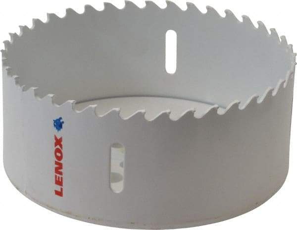 Lenox - 4-1/4" Diam, 1-1/2" Cutting Depth, Hole Saw - Carbide-Tipped Saw, Toothed Edge - Eagle Tool & Supply