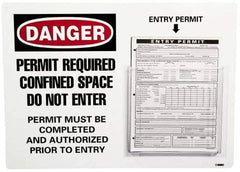 NMC - 16" Wide x 22" High, Permit Holder - Form and Permit Pocket - Eagle Tool & Supply