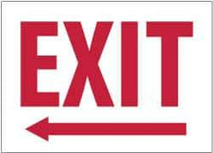 NMC - Exit, Plastic Exit Sign - 14" Wide x 10" High - Eagle Tool & Supply