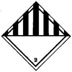 NMC - 9 Shipping Label - 4" High x 4" Wide - Eagle Tool & Supply