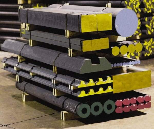 Made in USA - 1-1/2 Inch Thick x 2 Inch Wide x 36 Inch Long, Iron Rectangular Bar - Ductile Iron - Eagle Tool & Supply