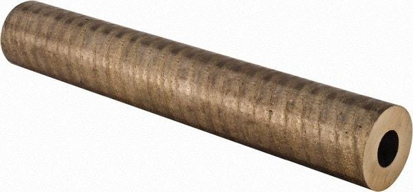 Made in USA - 2 Inch Outside Diameter x 13 Inch Long, Aluminum Bronze Round Tube - 1 Inch Inside Diameter, Alloy Aluminum Bronze (CDA 954), 9 Lb. Shipping Weight - Eagle Tool & Supply