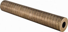 Made in USA - 2 Inch Outside Diameter x 13 Inch Long, Aluminum Bronze Round Tube - 1 Inch Inside Diameter, Alloy Aluminum Bronze (CDA 954), 9 Lb. Shipping Weight - Eagle Tool & Supply