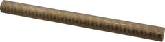 Made in USA - 1 Inch Diameter x 13 Inch Long, Bronze Round Rod - Alloy CDA 954 - Eagle Tool & Supply
