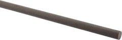 Made in USA - 2' Long, 3/8" Diam, Acetal (PTFE-Filled) Plastic Rod - Brown - Eagle Tool & Supply
