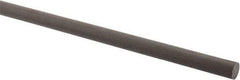 Made in USA - 4' Long, 3/8" Diam, Acetal (PTFE-Filled) Plastic Rod - Brown - Eagle Tool & Supply