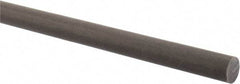 Made in USA - 2' Long, 5/8" Diam, Acetal (PTFE-Filled) Plastic Rod - Brown - Eagle Tool & Supply