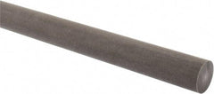 Made in USA - 2' Long, 1" Diam, Acetal (PTFE-Filled) Plastic Rod - Brown - Eagle Tool & Supply
