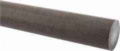 Made in USA - 1' Long, 1-3/4" Diam, Acetal (PTFE-Filled) Plastic Rod - Brown - Eagle Tool & Supply