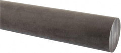 Made in USA - 1' Long, 2" Diam, Acetal (PTFE-Filled) Plastic Rod - Brown - Eagle Tool & Supply