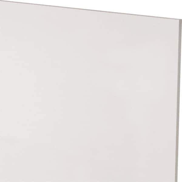 Made in USA - 1/8" Thick x 24" Wide x 4' Long, Acetal Sheet - Natural - Eagle Tool & Supply