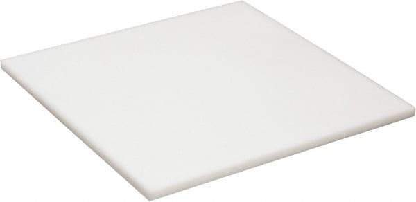 Made in USA - 5/8" Thick x 24" Wide x 2' Long, Acetal Sheet - Natural - Eagle Tool & Supply