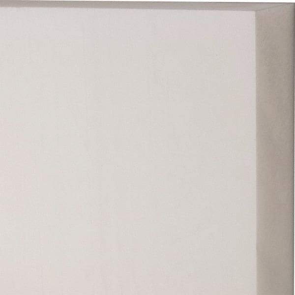 Made in USA - 1-3/4" Thick x 12" Wide x 1' Long, Acetal Sheet - Natural - Eagle Tool & Supply