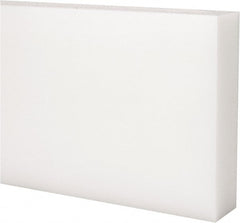 Made in USA - 1' x 4" x 1" Natural (Color) Acetal Rectangular Bar - Eagle Tool & Supply