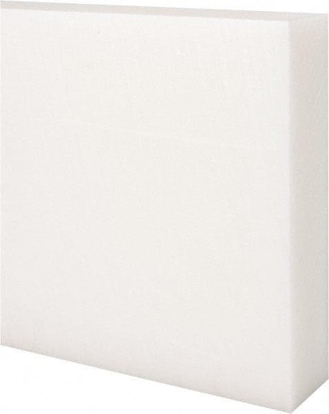 Made in USA - 1' x 6" x 1-1/2" Natural (Color) Acetal Rectangular Bar - Eagle Tool & Supply
