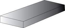 Made in USA - 1" Thick x 24" Wide x 3' Long, Polyethylene (UHMW) Sheet - Black, Antistatic Grade - Eagle Tool & Supply
