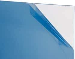 Made in USA - 0.06" Thick x 12" Wide x 3' Long, Acrylic Sheet - Clear - Eagle Tool & Supply