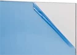 Made in USA - 0.08" Thick x 12" Wide x 3' Long, Acrylic Sheet - Clear - Eagle Tool & Supply