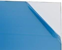Made in USA - 0.1" Thick x 24" Wide x 2' Long, Acrylic Sheet - Clear - Eagle Tool & Supply