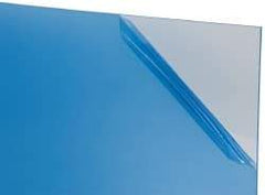 Made in USA - 1/8" Thick x 24" Wide x 3' Long, Acrylic Sheet - Clear - Eagle Tool & Supply