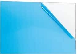 Made in USA - 1/8" Thick x 24" Wide x 4' Long, Acrylic Sheet - Clear - Eagle Tool & Supply