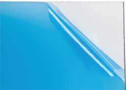 Made in USA - 1/8" Thick x 48" Wide x 4' Long, Acrylic Sheet - Clear - Eagle Tool & Supply
