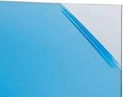 Made in USA - 3/16" Thick x 48" Wide x 4' Long, Acrylic Sheet - Clear - Eagle Tool & Supply