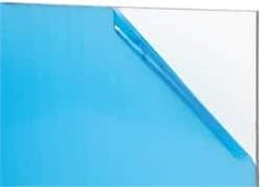 Made in USA - 1/4" Thick x 24" Wide x 2' Long, Acrylic Sheet - Clear - Eagle Tool & Supply