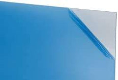 Made in USA - 1/4" Thick x 24" Wide x 4' Long, Acrylic Sheet - Clear - Eagle Tool & Supply