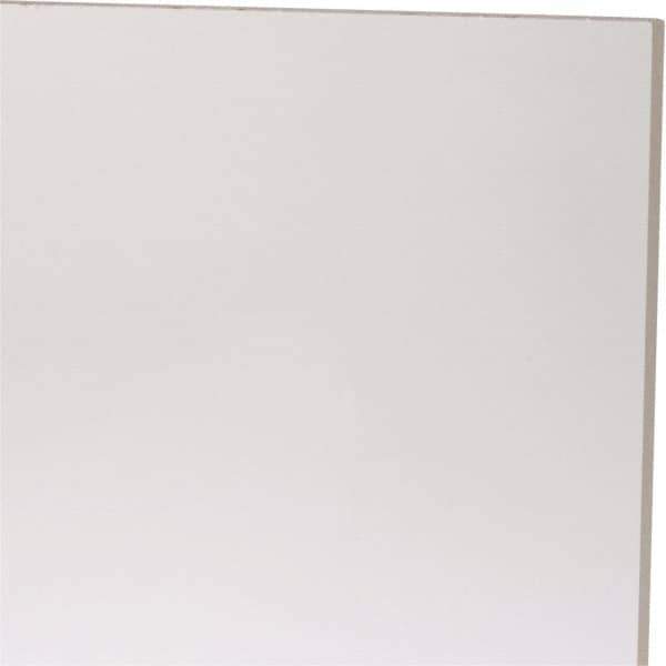 Made in USA - 1/4" Thick x 12" Wide x 2' Long, Acrylic Sheet - Clear, Abrasion Resistant Grade - Eagle Tool & Supply