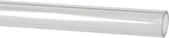 Made in USA - 3/4 Inch Outside Diameter x 6 Ft. Long, Plastic Round Tube - Acrylic - Eagle Tool & Supply