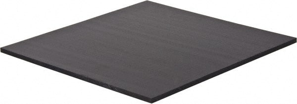 Made in USA - 2' x 24" x 3/8" Black Noryl (PPO) Sheet - Eagle Tool & Supply