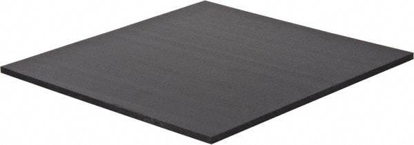 Made in USA - 3/8" Thick x 12" Wide x 2' Long, Noryl (PPO) Sheet - Black - Eagle Tool & Supply