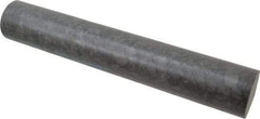 Made in USA - 1' Long, 2" Diam, Nylon 6/6 Plastic Rod - Black - Eagle Tool & Supply