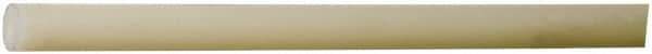 Made in USA - 1-3/4 Inch Outside Diameter x 5 Ft. Long, Plastic Round Tube - Nylon 6/6 - Eagle Tool & Supply