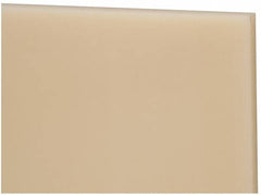 Made in USA - 2' x 1' x 2-1/2" Natural (Color) Nylon 6/6 Sheet - Eagle Tool & Supply