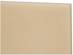 Made in USA - 5/8" Thick x 12" Wide x 4' Long, Nylon 6/6 Sheet - Natural - Eagle Tool & Supply
