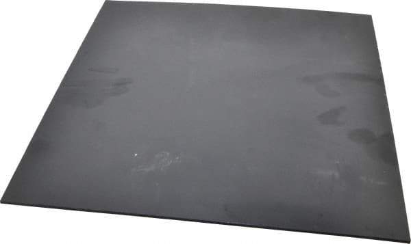 Made in USA - 1/8" Thick x 12" Wide x 1' Long, Nylon 6/6 Sheet - Black - Eagle Tool & Supply