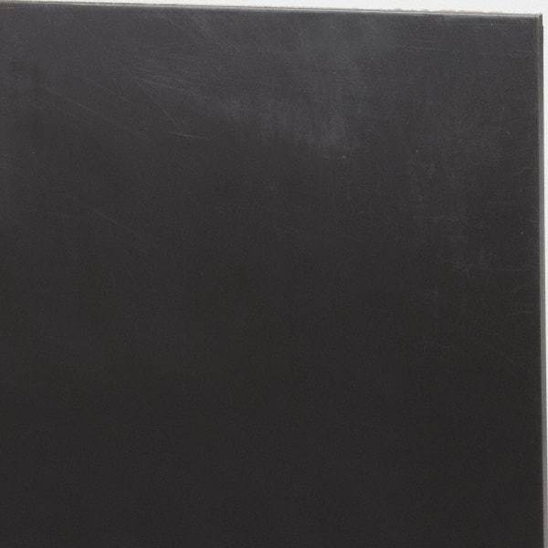 Made in USA - 1/16" Thick x 12" Wide x 2' Long, Nylon 6/6 (MDS-Filled) Sheet - Black - Eagle Tool & Supply