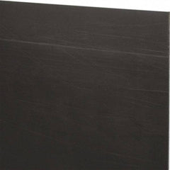 Made in USA - 3/32" Thick x 12" Wide x 2' Long, Nylon 6/6 (MDS-Filled) Sheet - Black - Eagle Tool & Supply