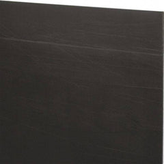Made in USA - 1/8" Thick x 12" Wide x 1' Long, Nylon 6/6 (MDS-Filled) Sheet - Black - Eagle Tool & Supply