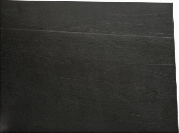 Made in USA - 1/8" Thick x 24" Wide x 2' Long, Nylon 6/6 (MDS-Filled) Sheet - Black - Eagle Tool & Supply